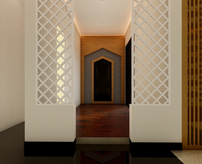 Desain Masjid atau Musholla Besar dalam Rumah