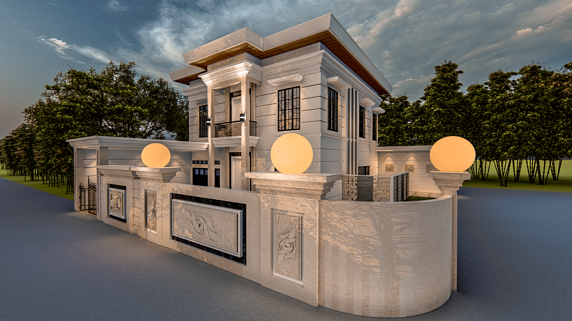 Desain Rumah Klasik Elegan