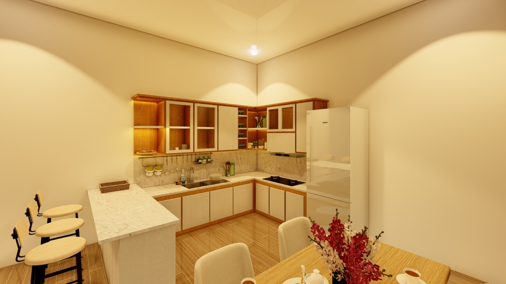 contoh kitchen set minimalis