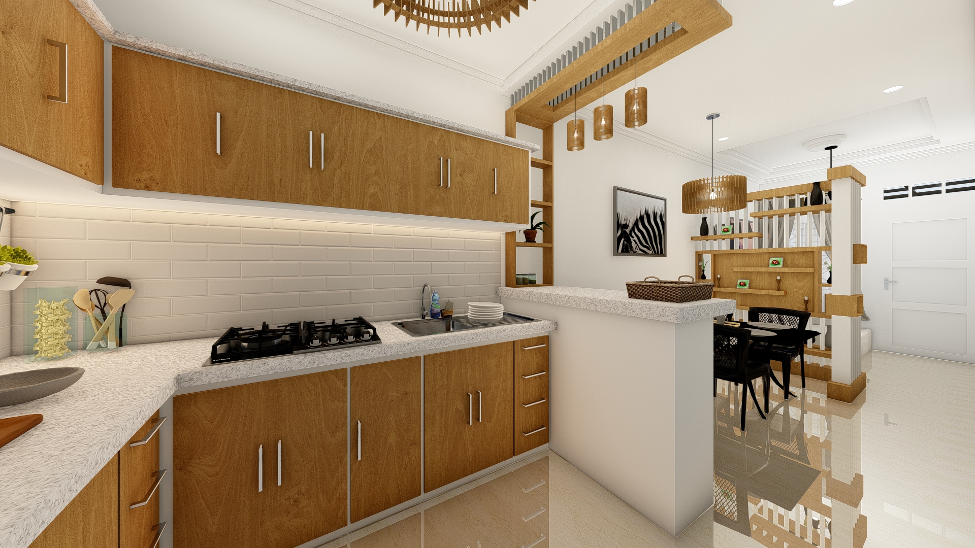 desain dapur dan ruang makan