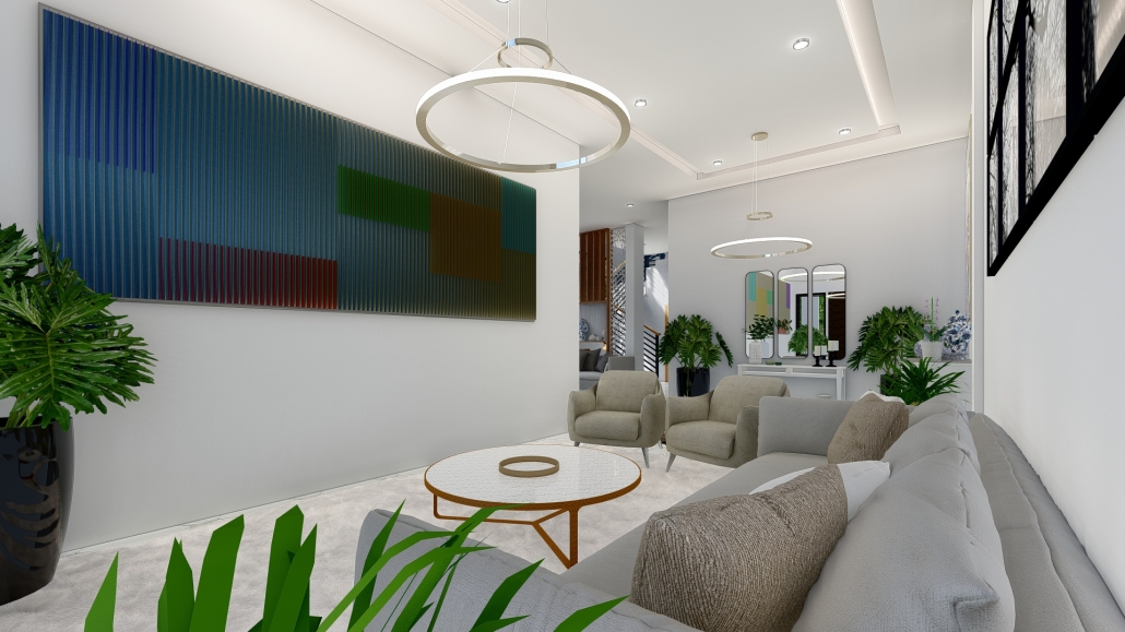 ruang tamu klasik ala eropa