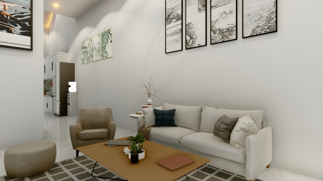 desain ruang tamu minimalis modern di pakam