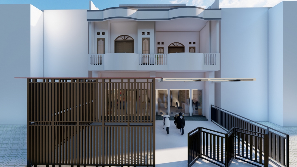 Desain Rumah Minimalis Pagar Depan