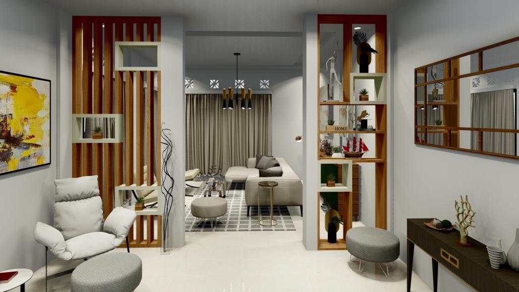 interior rumah 3 kamar