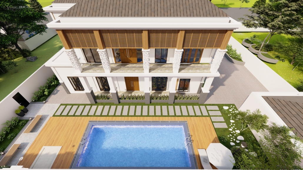 Desain Rumah Dengan Kolam Renang