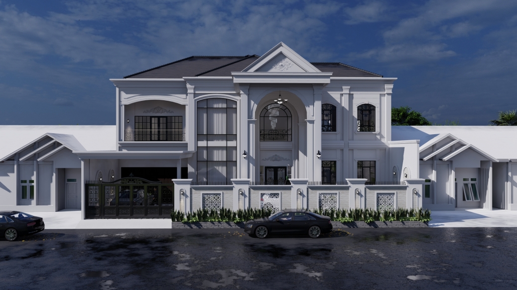 desain rumah mewah modern