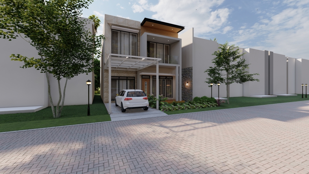 Jasa Desain Rumah Minimalis 2 Lantai Ukuran 6x12