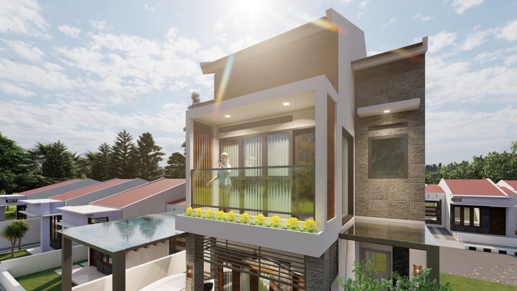 rumah kayu minimalis