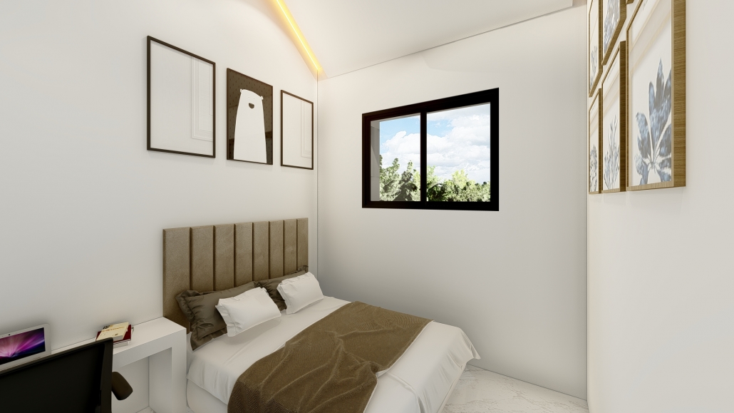 kamar minimalis 3x3