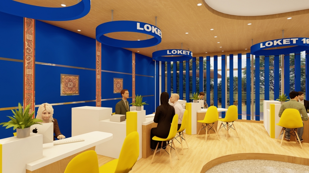 desain kantor pemasaran