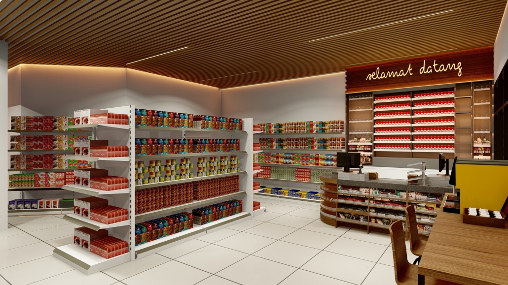 desain supermarket minimalis