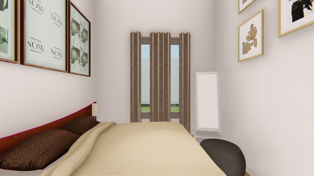 kamar minimalis cowok 3x3