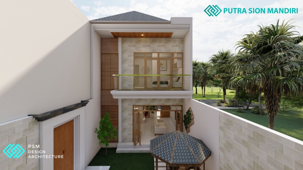 desain modern lebar 3 meter