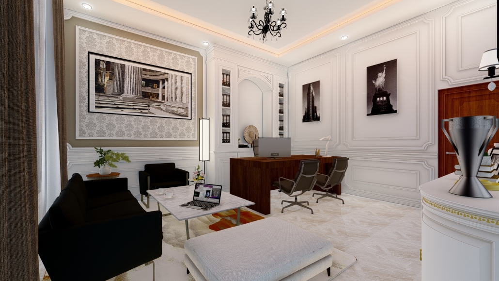 klasik turki ruang kantor