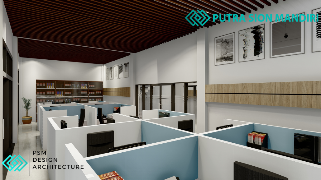 ruang ala kantor minimalis modern desain