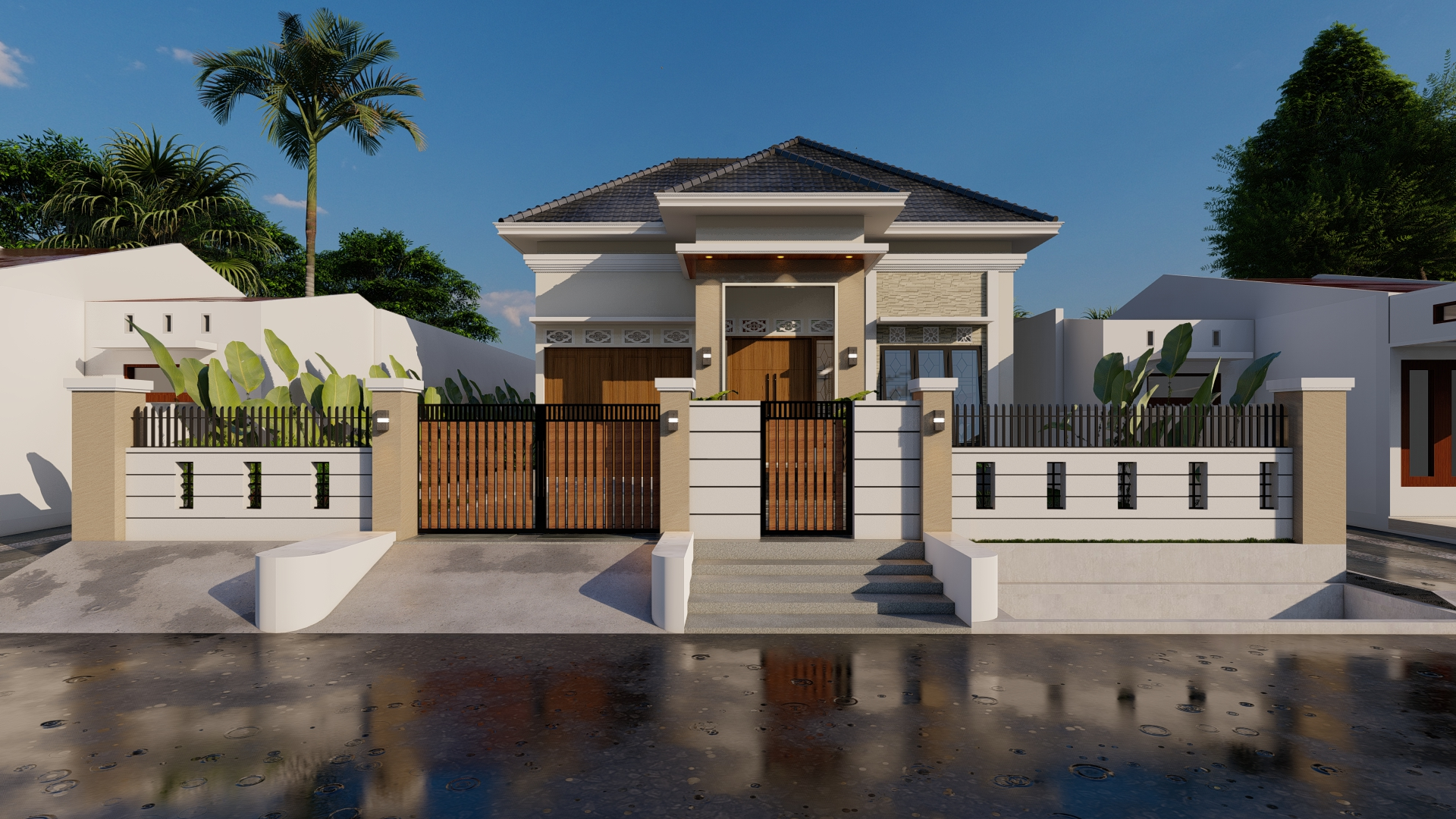 bangun rumah 1 lantai