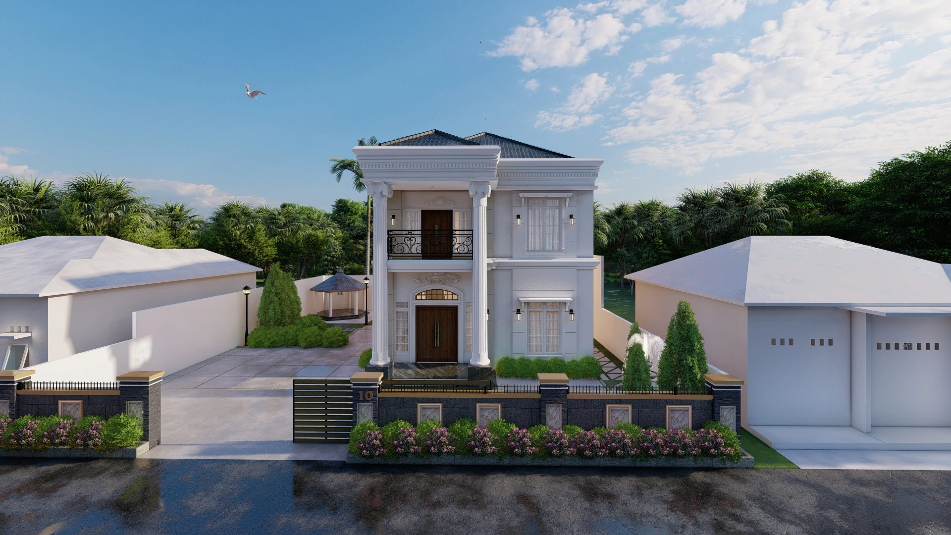 desain rumah klasik modern