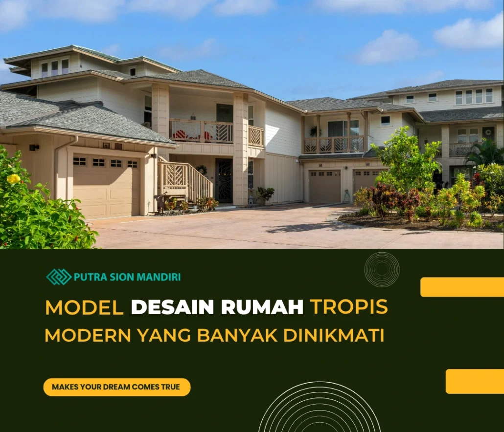 model desain rumah tropis modern