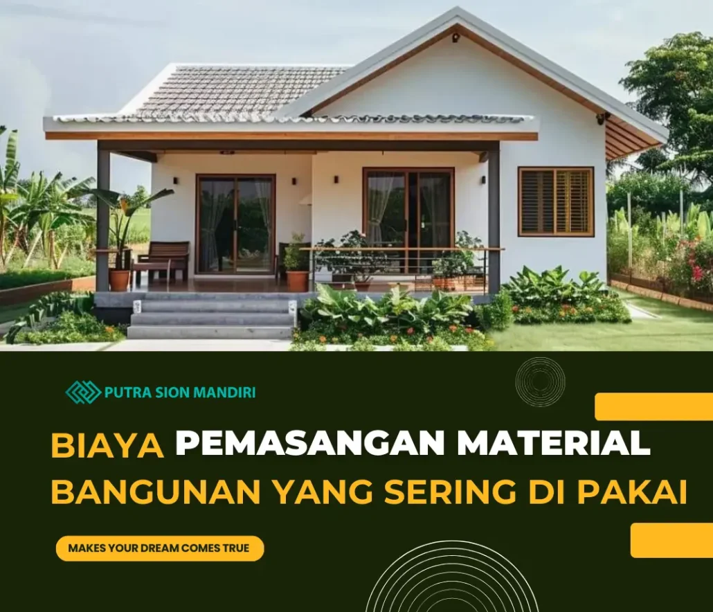 biaya pemasangan material bangunan