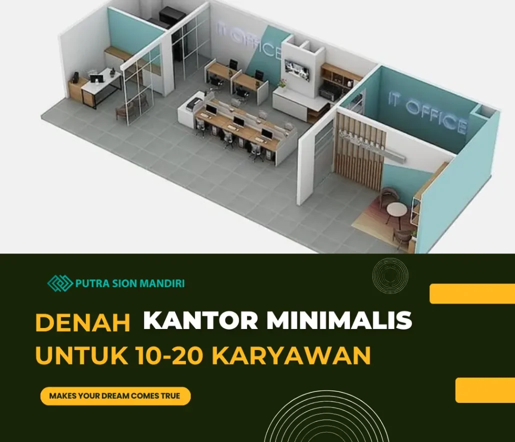 Denah kantor minimalis