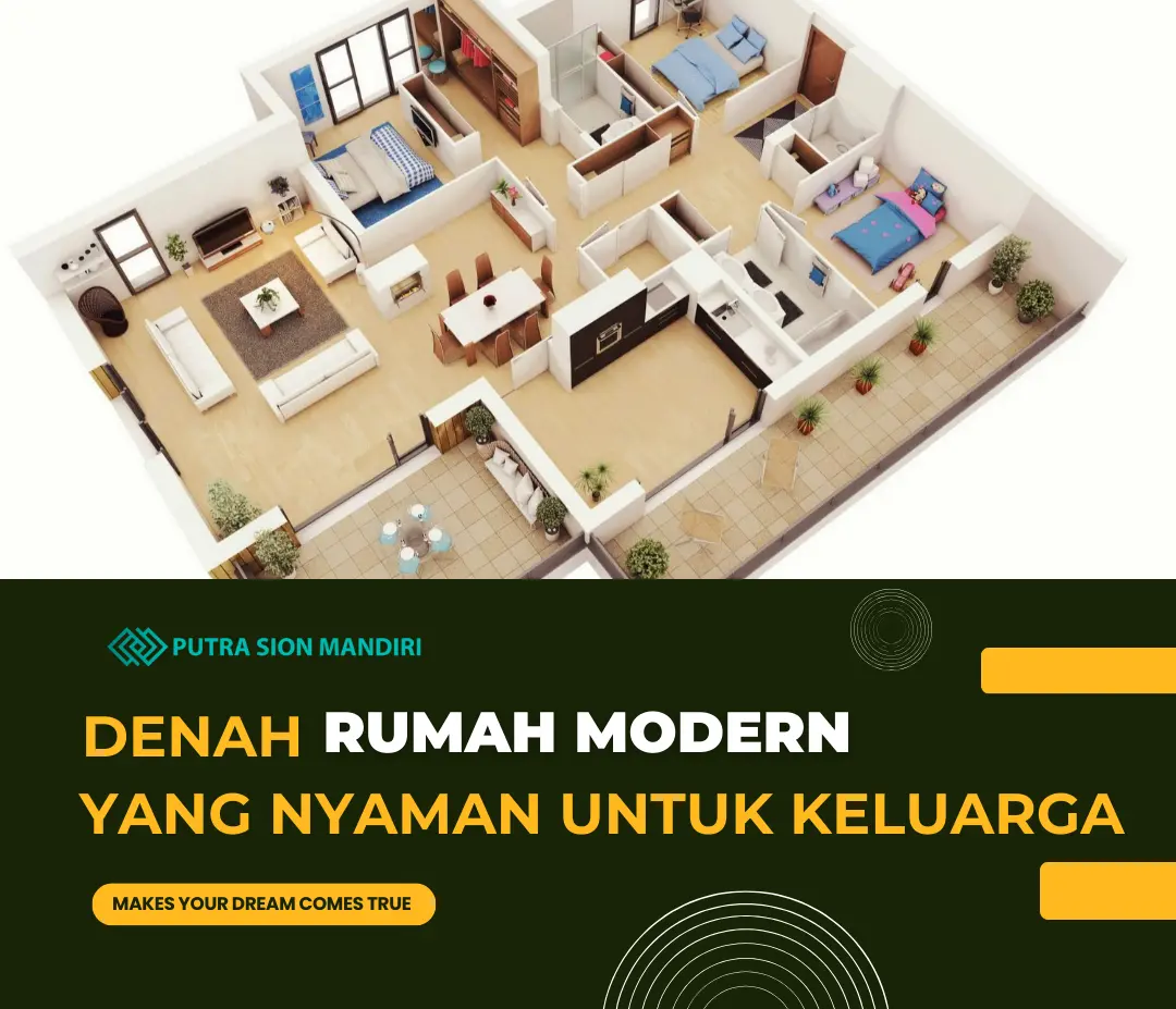 Denah rumah modern