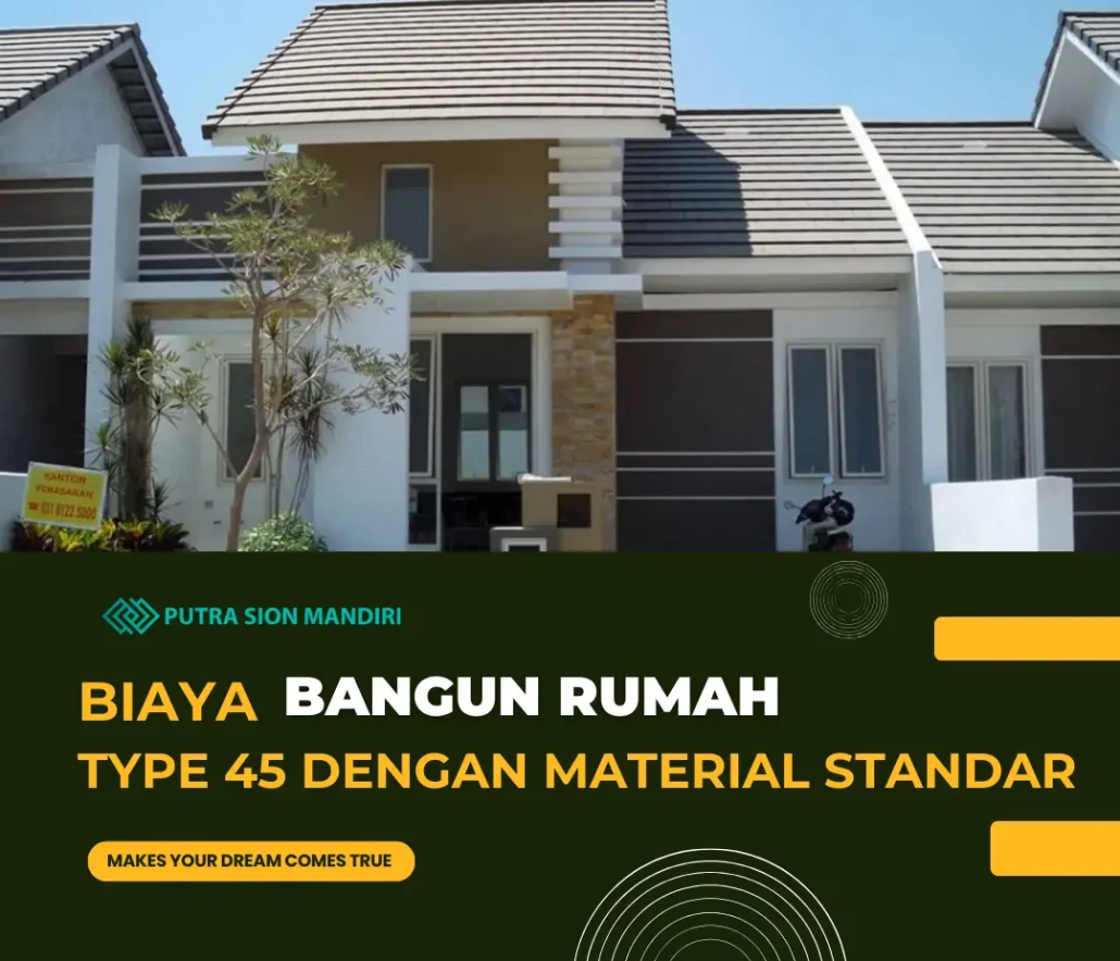 Bangun rumah type 45
