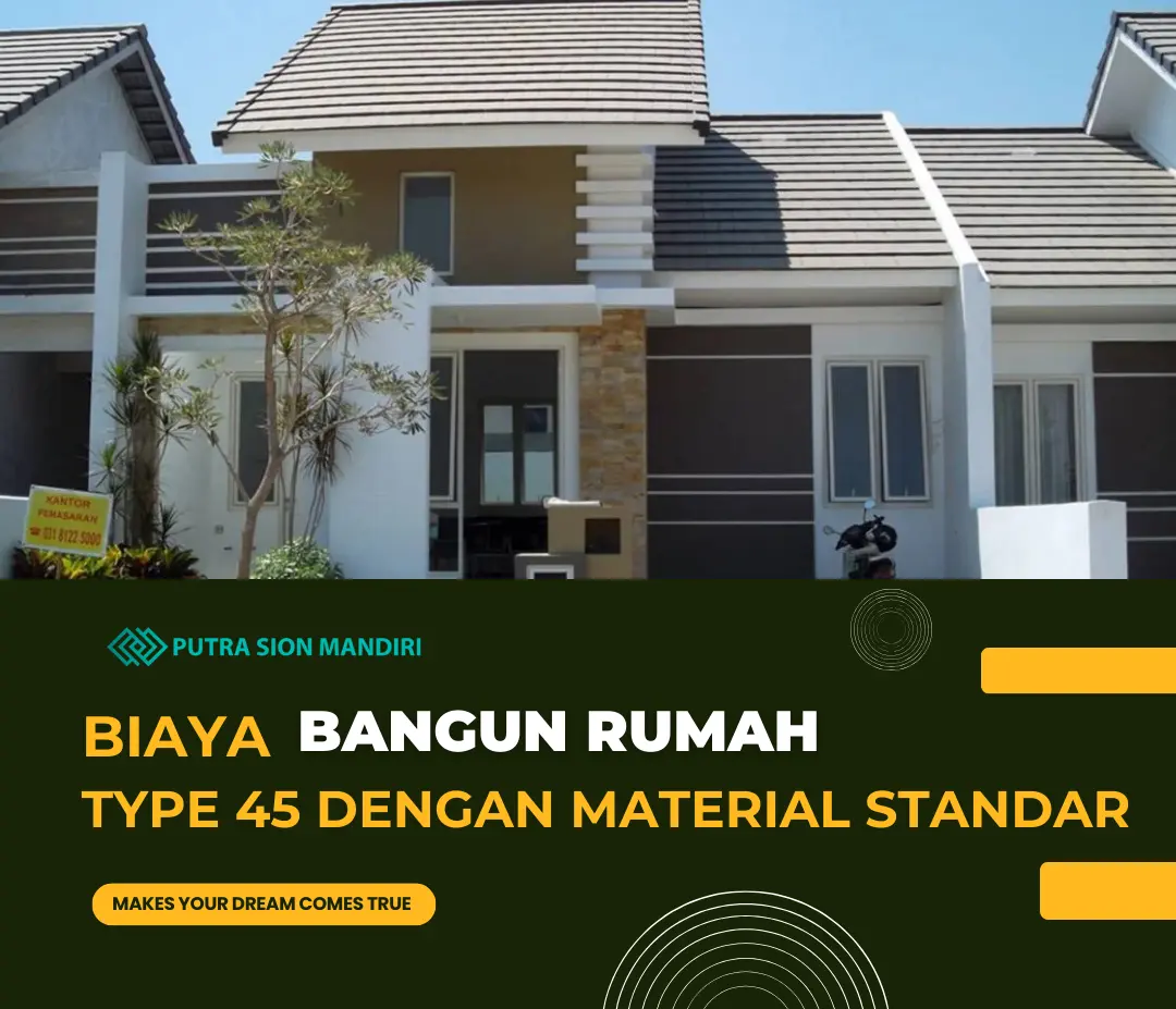 Bangun rumah type 45