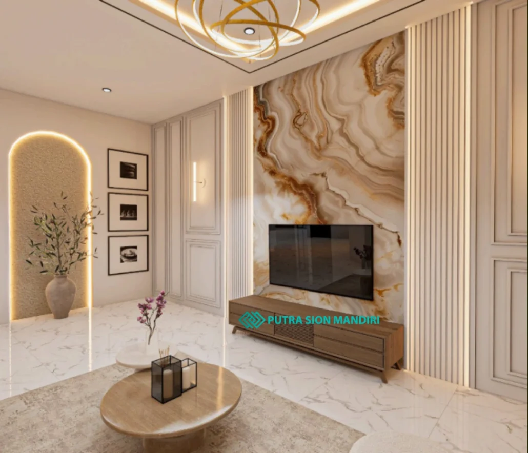 desain interior rumah klasik mewah