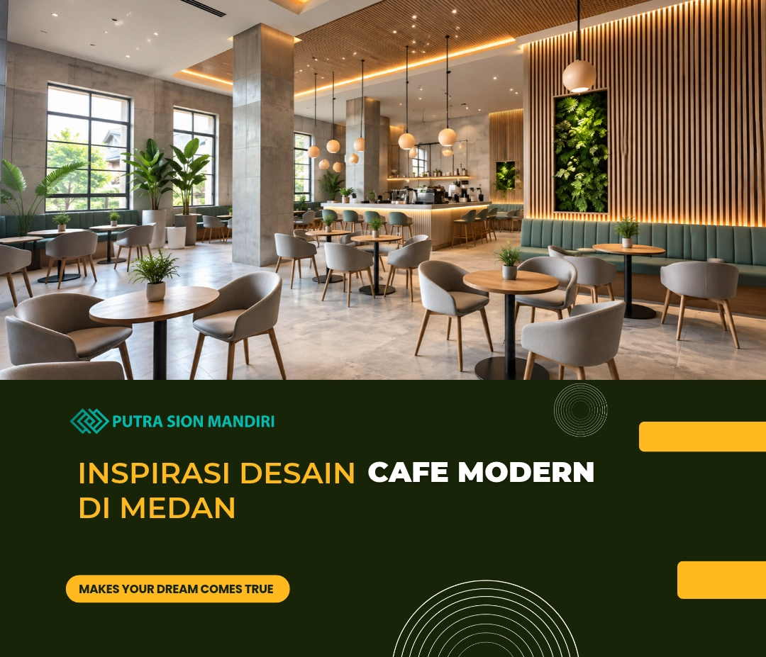 desain cafe modern