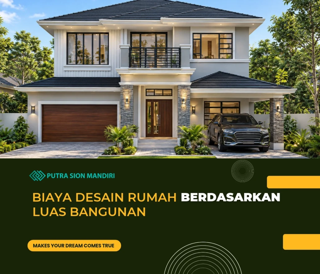 biaya desain rumah berdasarkan luas bangunan