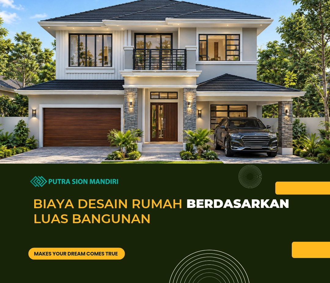 biaya desain rumah berdasarkan luas bangunan
